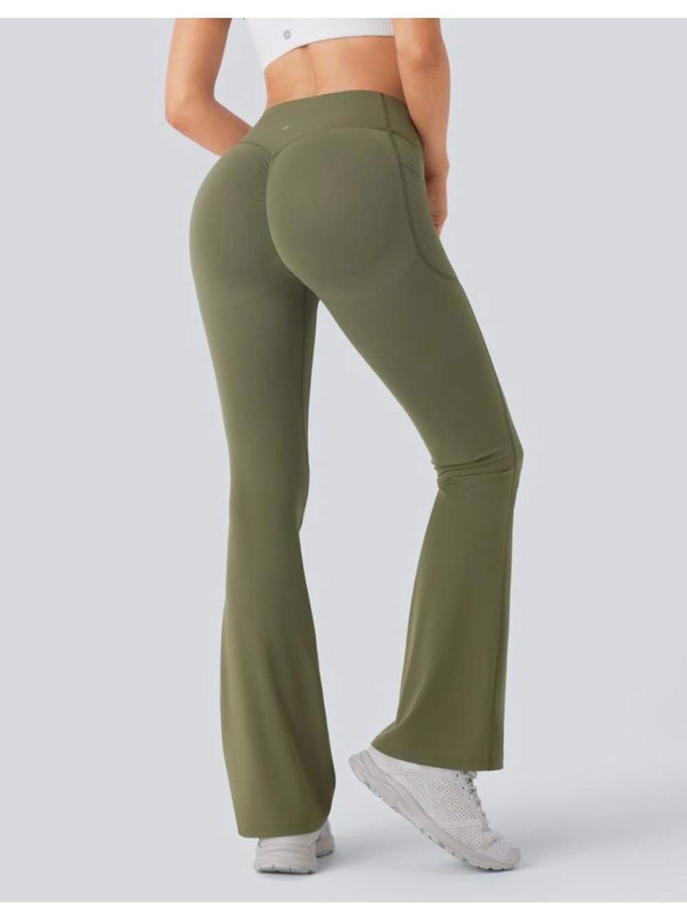 Halara UltraSculpt High Waisted Scrunch Butt Lifting Tummy Control Bootcut